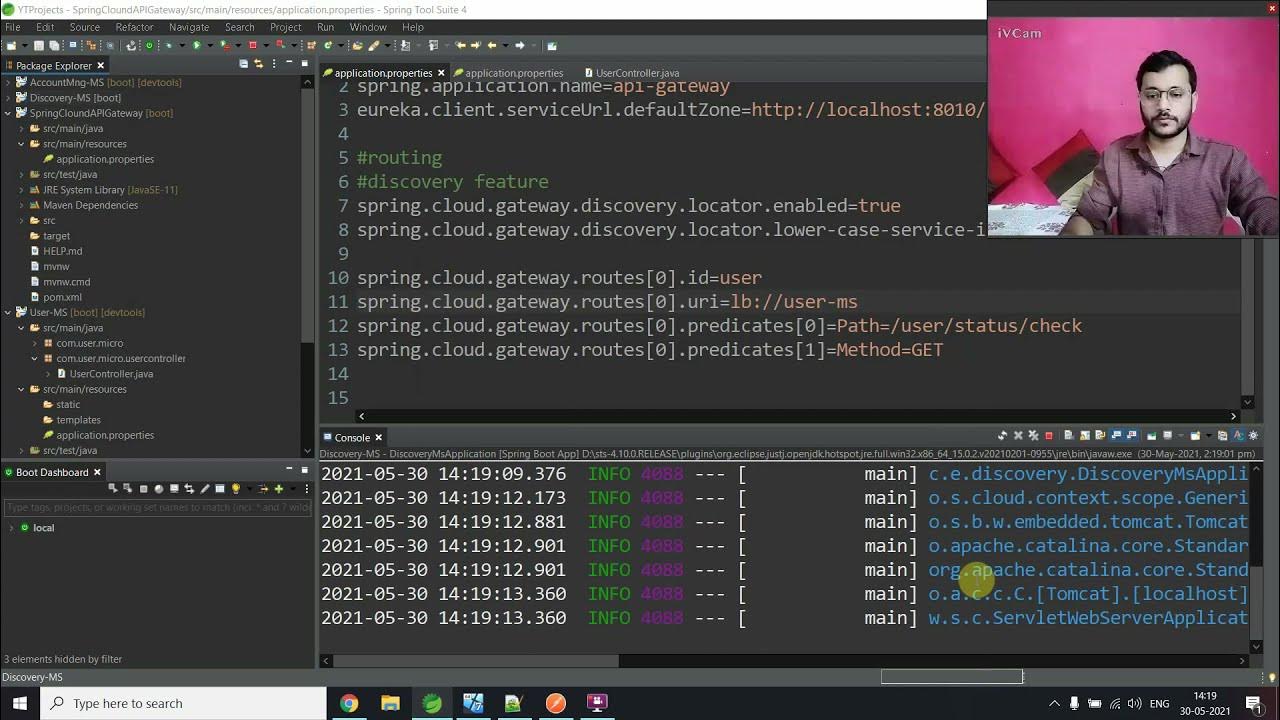 Load balancing in spring boot microservices spring cloud load