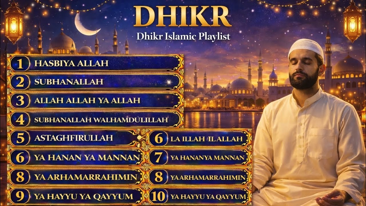 POWERFUL DHIKR TO CALM YOUR HEART (Islamic Healing Playlist)