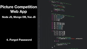 4. Forgot Password - Picture Competition Web App in Node JS, Mongo DB, and Vue JS