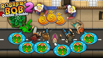 Robbery Bob 2 - All Costumes Funny Gameplay Part 190