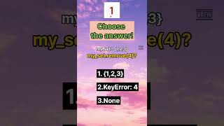 set.remove function PYTHON #python #pythonlearning #pythonforeveryone #pythonchallenge