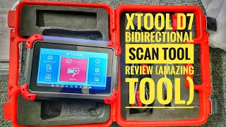 XTOOL D7 BIDIRECTIONAL SCAN TOOL REVIEW (AMAZING TOOL)#xtool #xtoold7#keyprogrammer