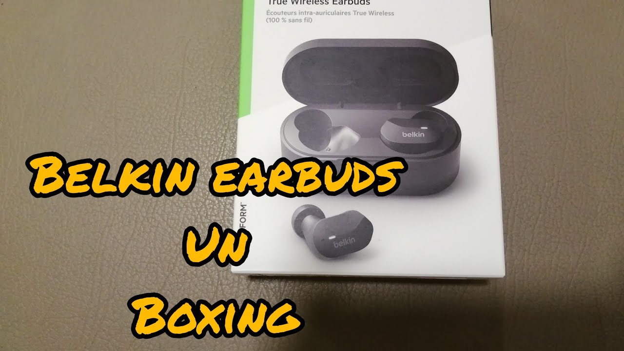 Belkin earbuds unboxing YouTube