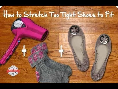طريقة توسيع الحذاء الضيق خلال دقيقتين