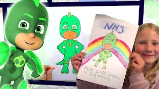 PJ Masks en Español 💚 ¡Aprende a dibujar a Gekko 2! 🎨 Dibujos Para Niños