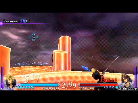 Dissidia [XLK] Cloud  Vs. Squall  [Lyn] R1
