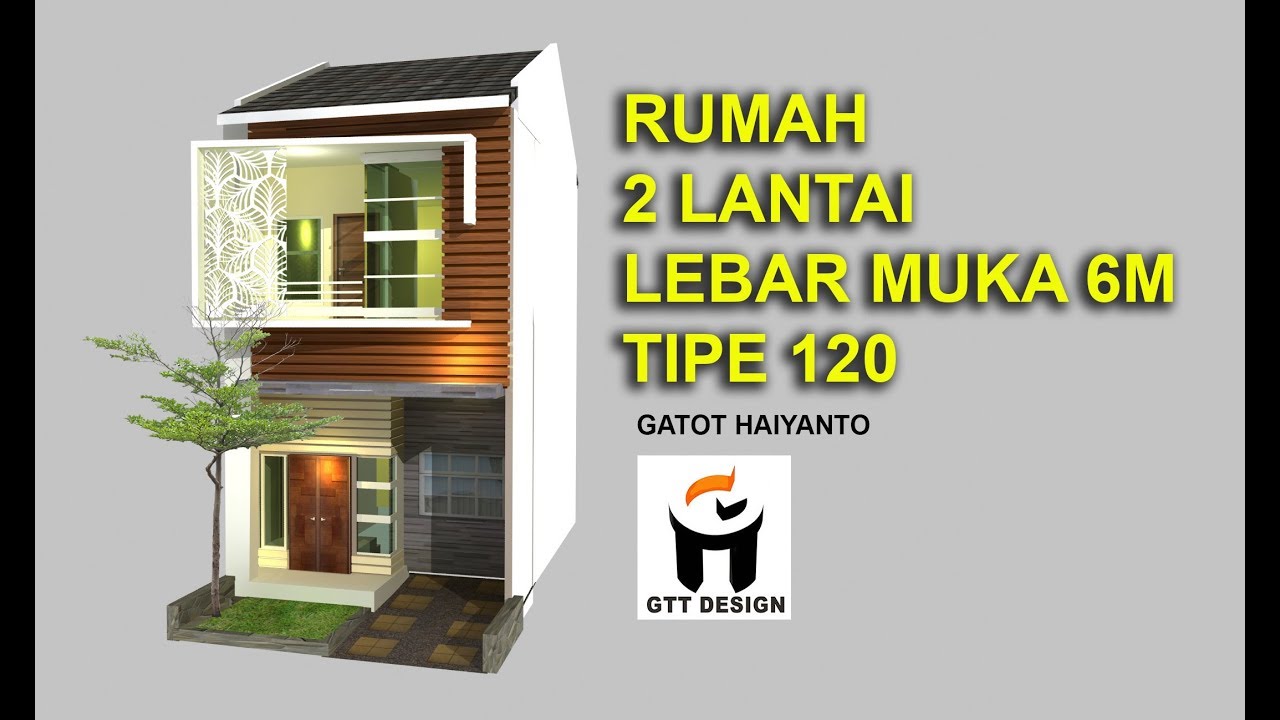 750 Koleksi Gambar Rumah Minimalis 2 Lantai Lebar 6 Meter Gratis