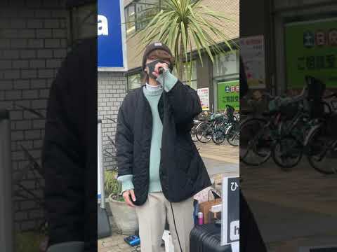 ひぃくんcover【ドライフラワー】2021.12.25 三ノ宮路上ライブ