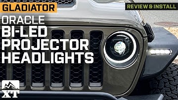 Jeep Gladiator JT Oracle Oculus Switchback Bi-LED Projector Headlights Review & Install