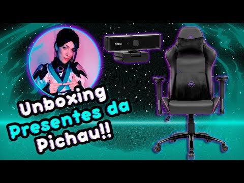 Unboxing Cadeira Mancer Tyr Purple Edition e Webcam Volans 1080p