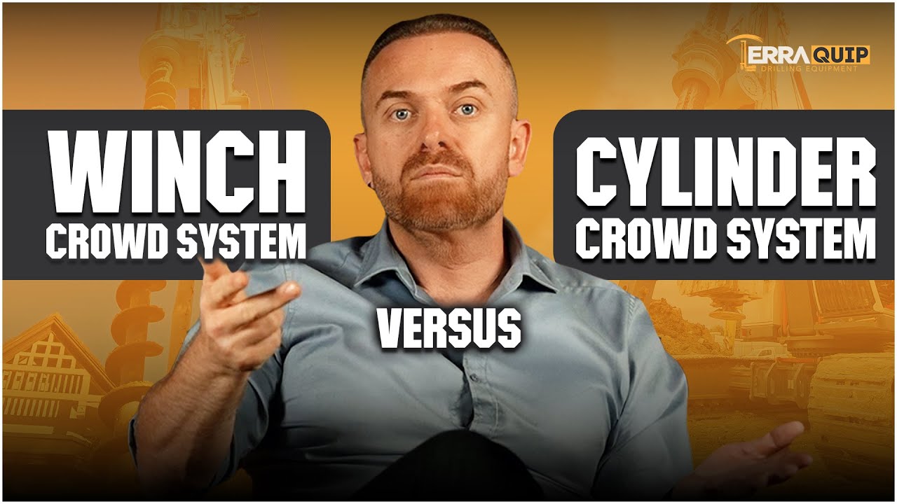 Winch Crowd vs Cylinder Crowd Systems | Drilling & Piling Rig Explained ...