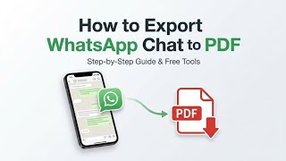 How to Export WhatsApp Chat to PDF screenshot 4