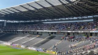 Notts county fans at Milton Keynes dons (1-1) 9/9/23 Guide