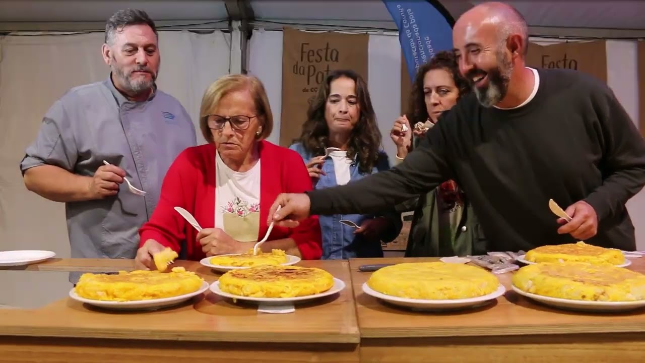 Concurso de tortillas del Patacas Fest en Coristanco