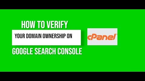 How to Verify Your Domain Ownership Google Search Console in 2020  (DNS and TXT Record)