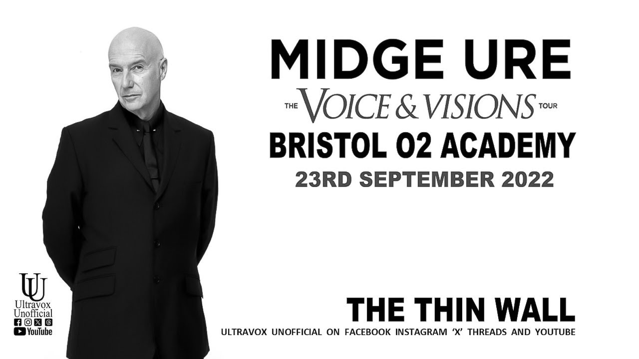 Midge Ure & Band Electronica 'The Thin Wall' Voice & Visions Tour