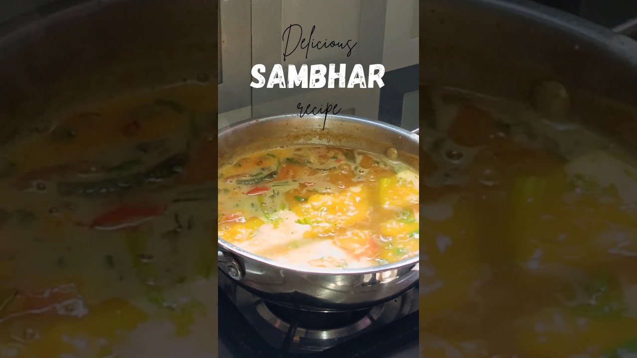 how to make Sambar 🥘 | Healthy & Quick Sambar for Beginners 