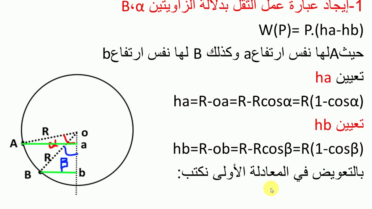 مراجعة الطاقة والعمل لأقسام 2As S M MT