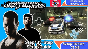 How to Setup & Play Need For Speed Most Wanted On Android PPSSPP | Step-By-Step Guide | Educational