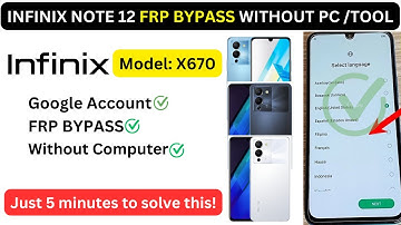 INFINIX Note 12 FRP Bypass Without PC | Google Account [Android 12] Solved 100% Working method.