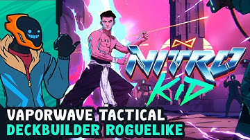 Vaporwave Tactical Deckbuilder Roguelike - Nitro Kid [Demo]