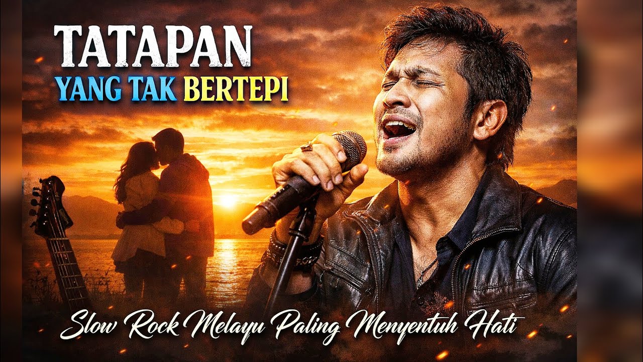 TATAPAN YANG TAK BERTEPI – Lagu Slow Rock Melayu Paling Menyentuh & Menyayat Hati