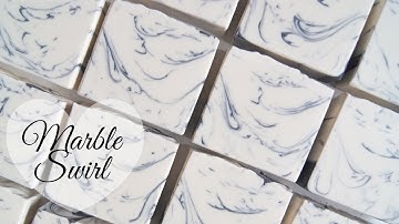 Marble Soap Technique - Marble Swirl Cold Process Soap Making