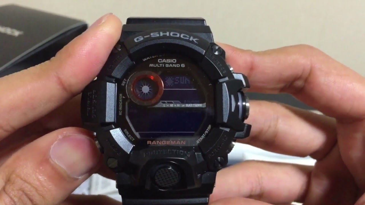 G-SHOCKGショック製品名Gショック レンジマン オールブラックGW-9400BJ