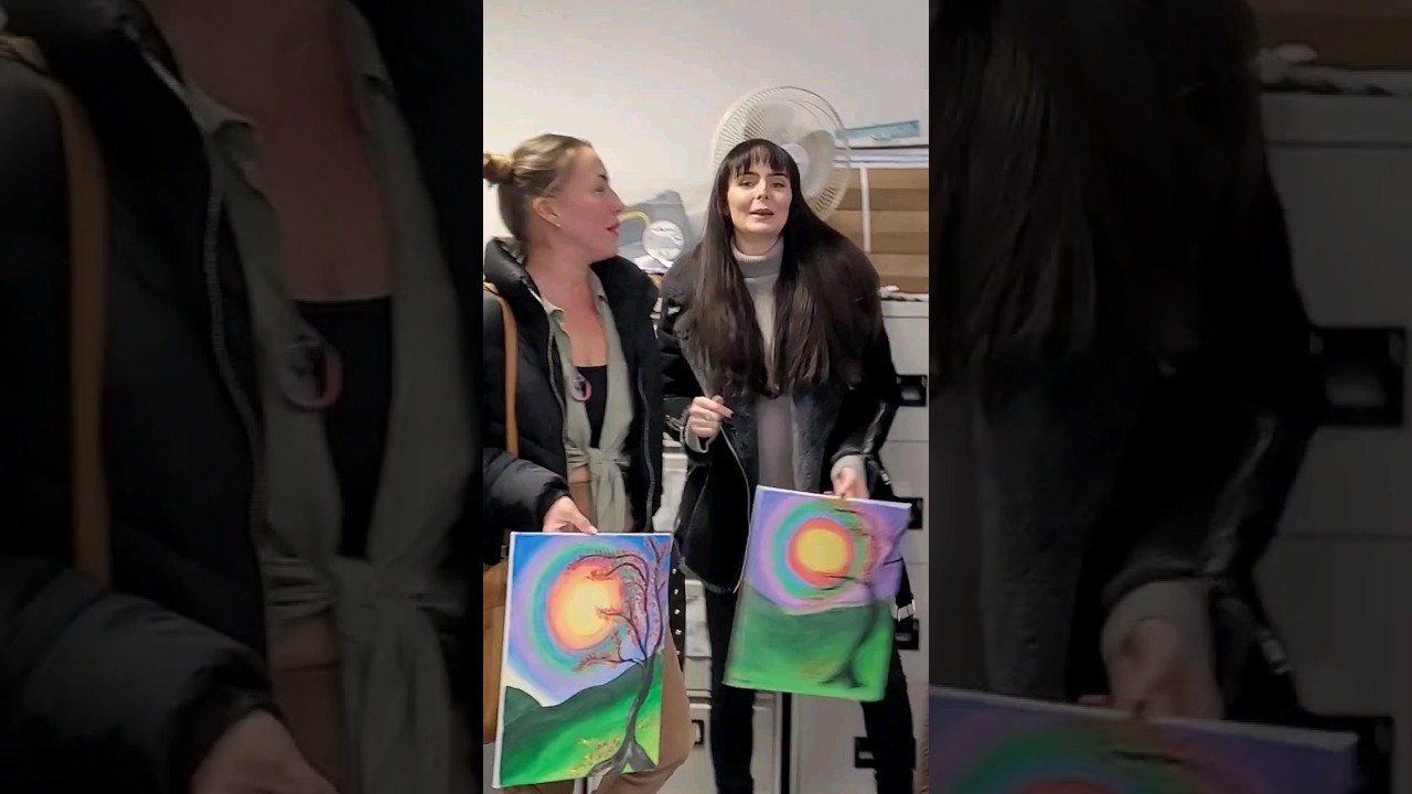 Birthday sip and paint party #ytshorts #shorts