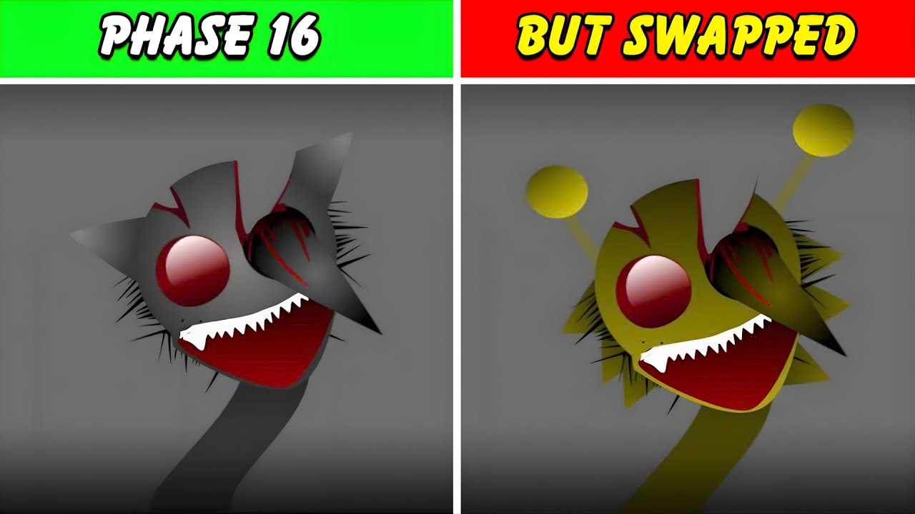 Incredibox Sprunki: Phase 16 Remix But Swapped Version (New Mod)