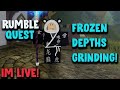 FROZEN DEPTHS CARRIES RUMBLE QUEST GRINDING| ROBLOX