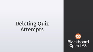 Deleting Quiz Attempts