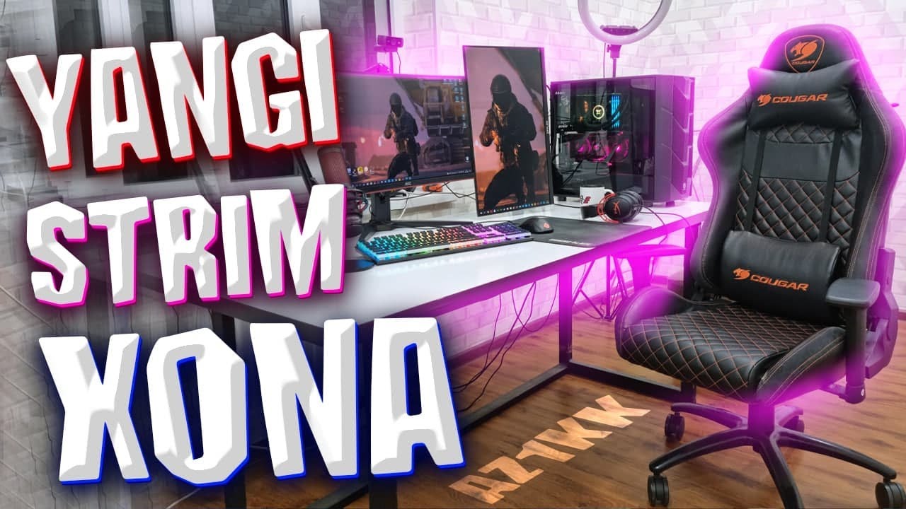MENING YANGI STRIM XONAM | MY NEW STREAMING ROOM