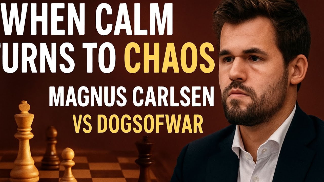When Calm Turns to Chaos — Magnus Carlsen’s Unexpected Fall Against DogsOfWar