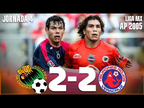GOLAZO de SALVADOR CABAÑAS 🐆 Jaguares 2-2 Veracruz 🦈Jornada 4 - Apertura 2005