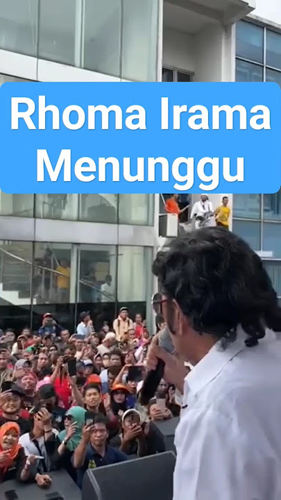 Rhoma Irama Langsung Dari Atas Panggung. Peduli Palestina dan Donor Darah Bersama Forsa.
