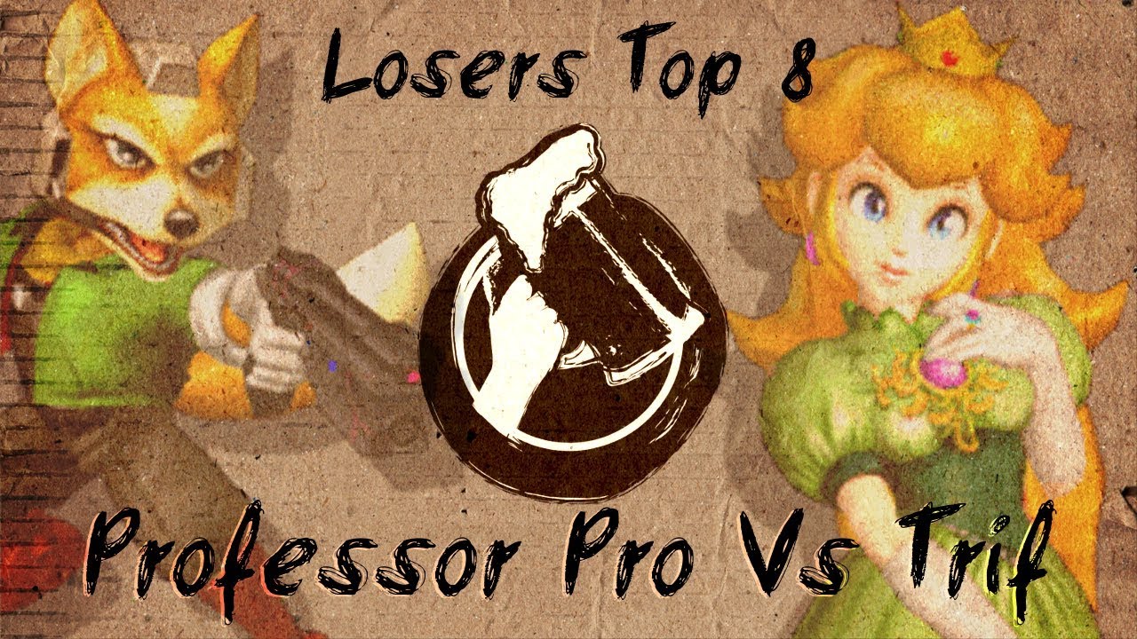 HEIR5 - Professor Pro (Fox) Vs. Trif (Peach) - Losers Top 8 - Melee Singles