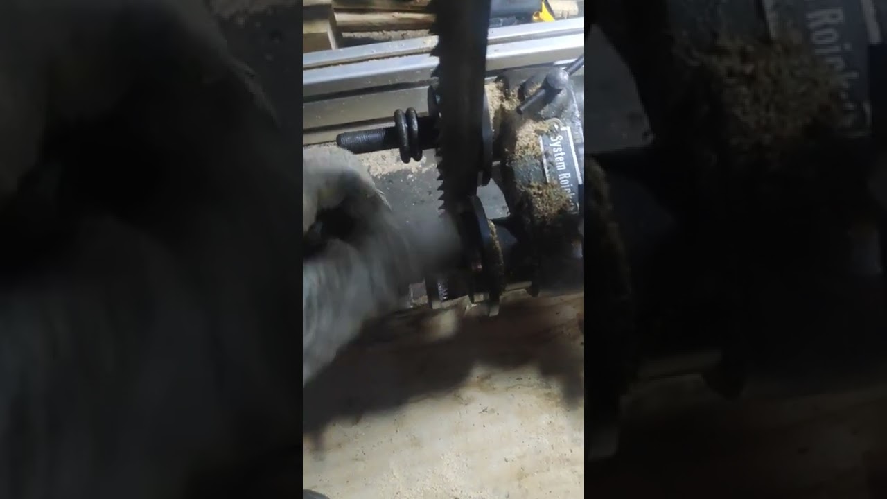 kirchner leipzig bandsaw - upper roller guides