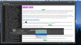 Dreamweaver CC 2020: Class Selectors