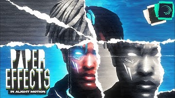 16 Free Paper Elements for Alight Motion - Free Intro Presets for alight motion