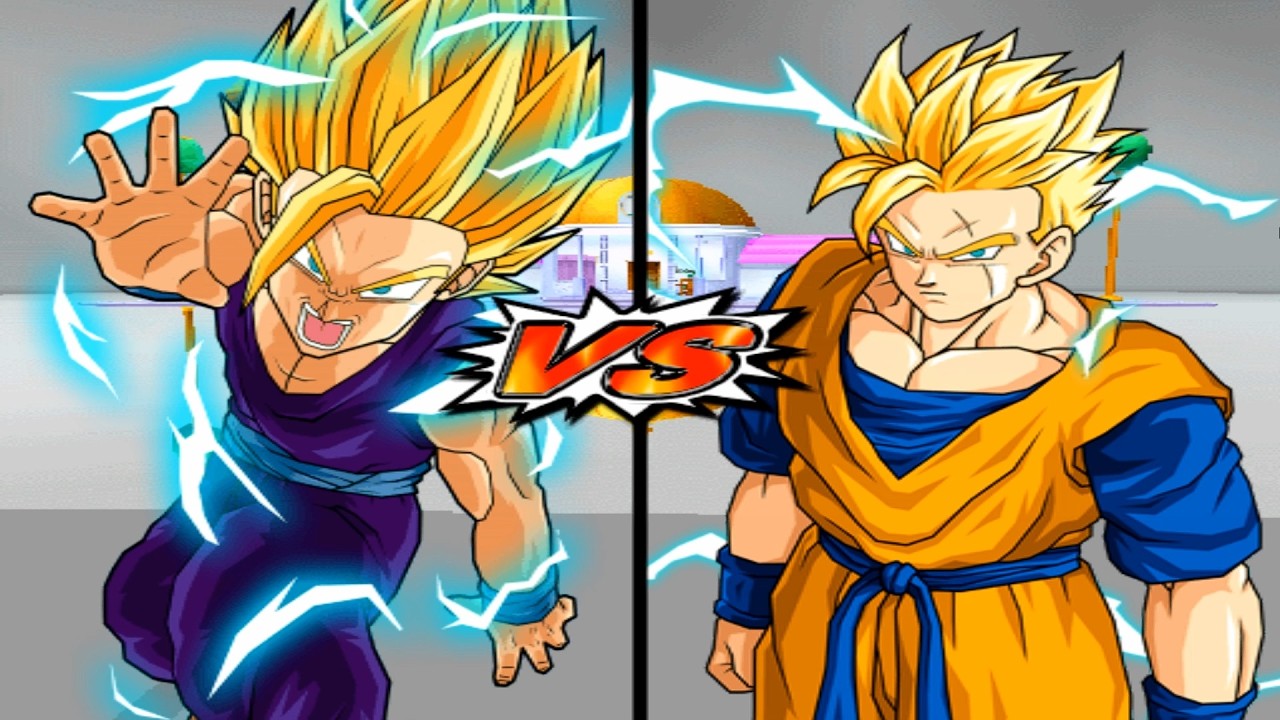 【TAS】Teen Gohan SSJ2 VS Future Gohan SSJ2 (Enhanced Red Potara) | DBZ: BT3 Legacy of Tenkaichi