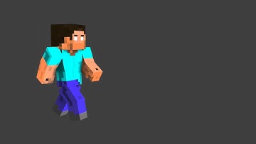 Blender Walk Cycle Test Herobrine
