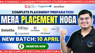Complete Placement Preparation Roadmap 2026 | MERA PLACEMENT HOGA | New Batch Starts 10 April