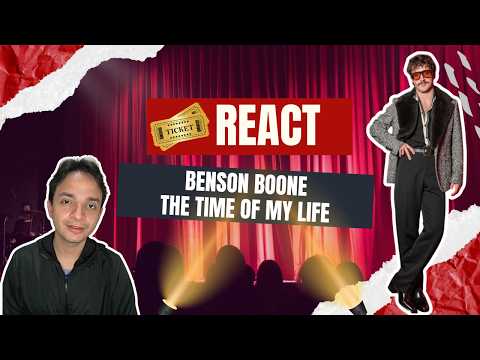 PRIMEIRA VEZ REAGINDO A UMA MÚSICA DO BENSON BOONE - THE TIME OF MY LIFE 🎤❤️🔥