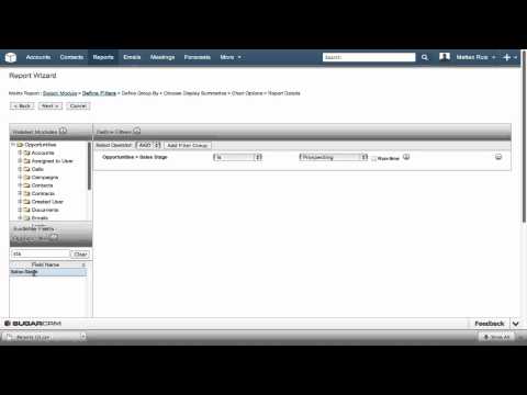 How Do I   Create a Matrix Report