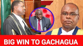WHAT HAPPENED;THE COURT LIED ON GACHAGUA BEFORE IMPEACHMENT & FINALLY DUMPED HIM