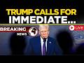 US Breaking News LIVE: Donald Trump Drops Big Bombshell, Trump's Fiery Speech, US News LIVE