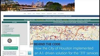 How the City of Houston implemented an A.I. driven solution for their '311' services screenshot 2