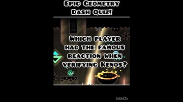 GEOMETRY DASH QUIZ!!! #geometrydash #shorts #subscribe #quiz