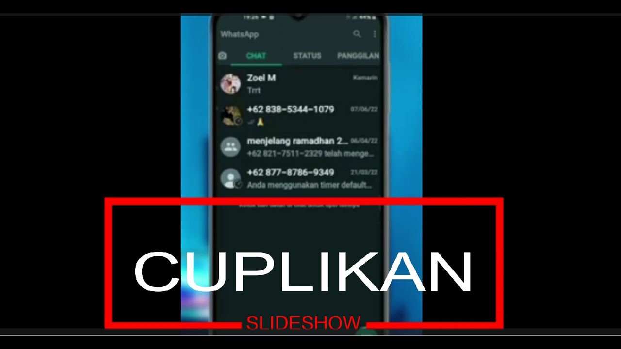 CARA MEMULIHKAN KEMBALI CHAT WA YANG HILANGBy SMP Negeri 2 Kalirejo